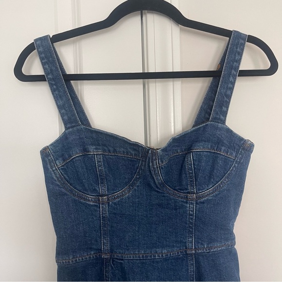 Reformation Nikki Bustier Denim Mini Dress - Picture 6 of 11